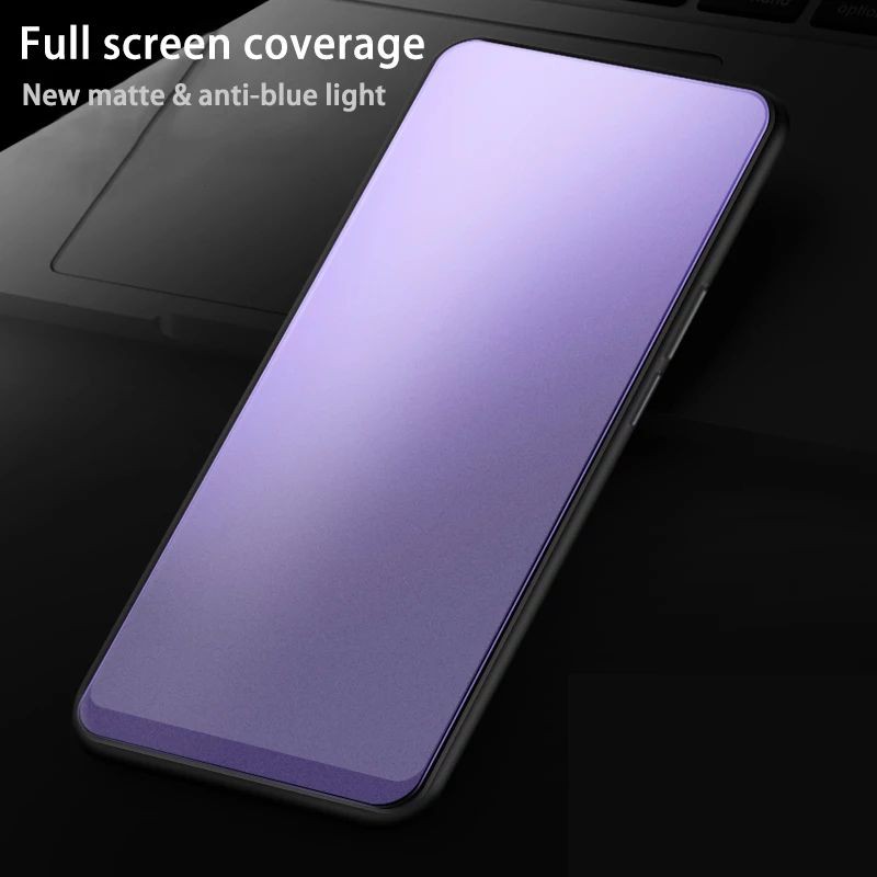 TEMPERED GLASS ANTI MINYAK BLUE MATTE OPPO RENO 3 PRO TG ANTIGORES RADIASI OPPO RENO3 PRO FULL LAYAR