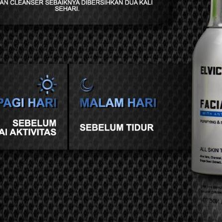✤ ELVICTO FACIAL WASH ACNE Sabun Wajah Pria Elvicto Pembersih Muka Cowok Brightening Men Face Wash ☏