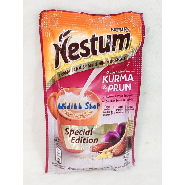 Nestum Coklat / Oat / Brown Rice / Madu / Kurma / Taro / 3in1 Nestle Malaysia Isi 1 Sachet / Nestum Grains &amp; More / Nestum 3 in 1 Grain and More