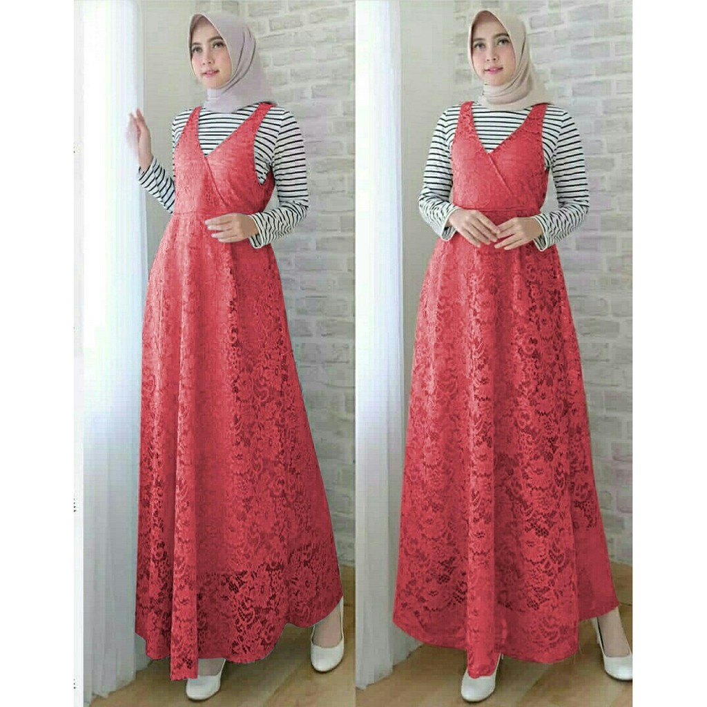 HCL Dress Areni - Dress Muslimah - Gamis Muslimah - Dress hijabers - Baju Muslimah - Maxi Muslimah