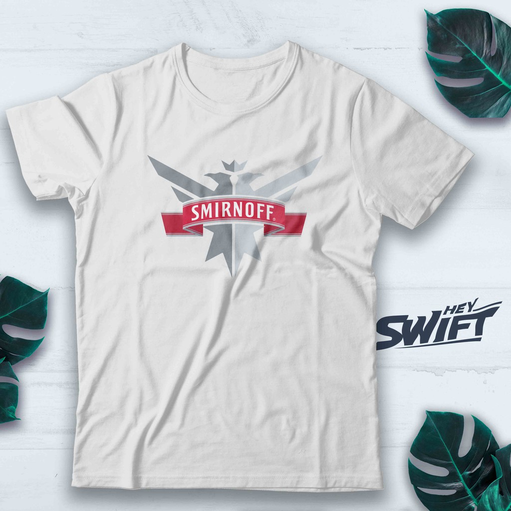 KAOS SMIRNOFF LOGO T-SHIRT BAJU DISTRO