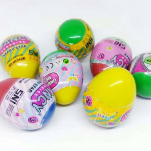 Surprise Egg TELOR Isi Kejutan telur Knocker Ball Murah