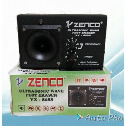 PENGUSIR TIKUS ULTRASONIC [ ZENCO VX-8088 ]