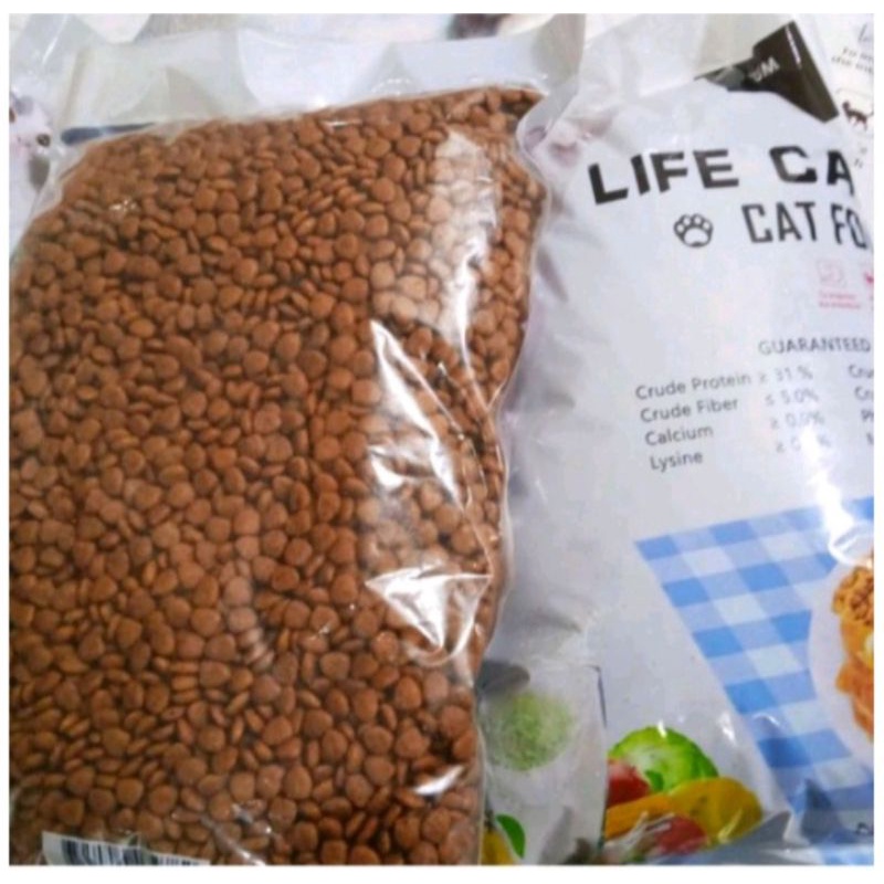 LIFE CAT ORIGINAL 1KG/ MAKANAN KUCING