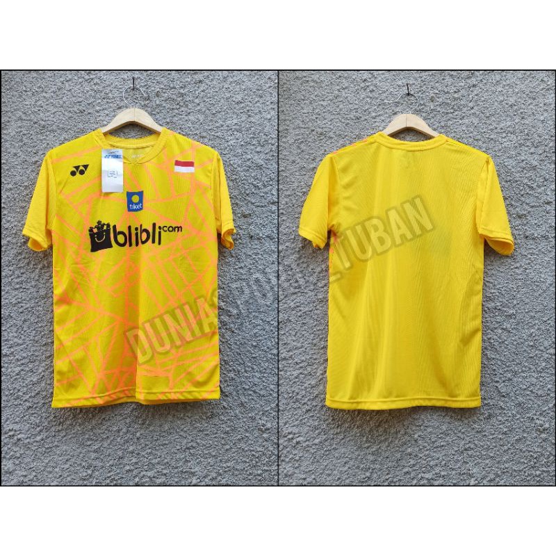 KAOS/JERSEY BADMINTON YONEX KUNING