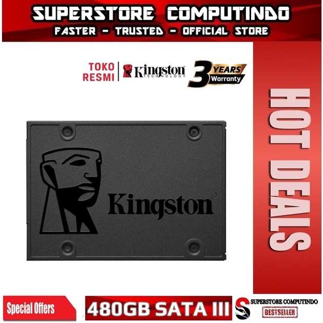 SSD Kingstone 480GB SATA III - SSD Kingstone A400 480GB SATA III