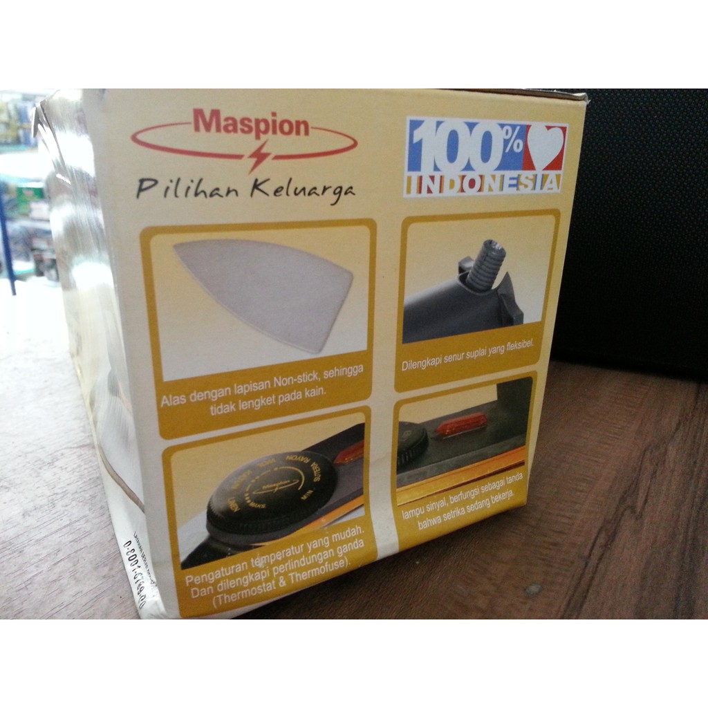 Seterika Maspion HA110 / Setrika Maspion Garansi