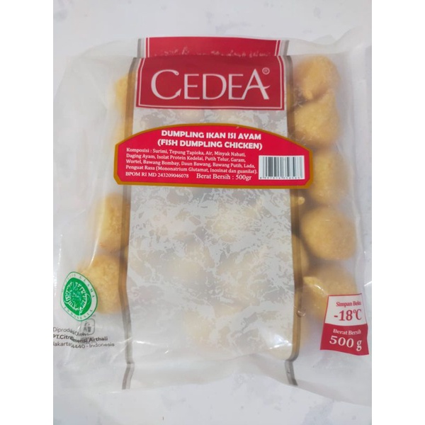 

Cedea fish dumpling isi ayam 500gr