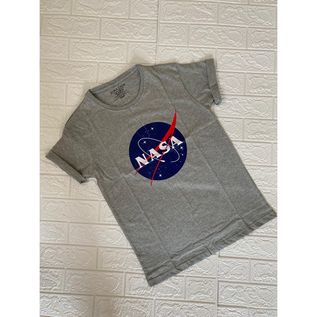 BAJU KAOS ATASAN DISTRO MOTIF NASA TSHIRT DISTRO KATUN COMBAD PREMIUM 4 WARNA