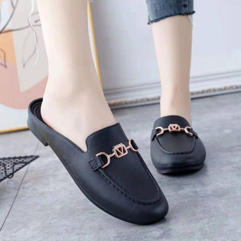 Sepatu Fliptop Fashion Korea Jsm Aksen V Import high Quality S2