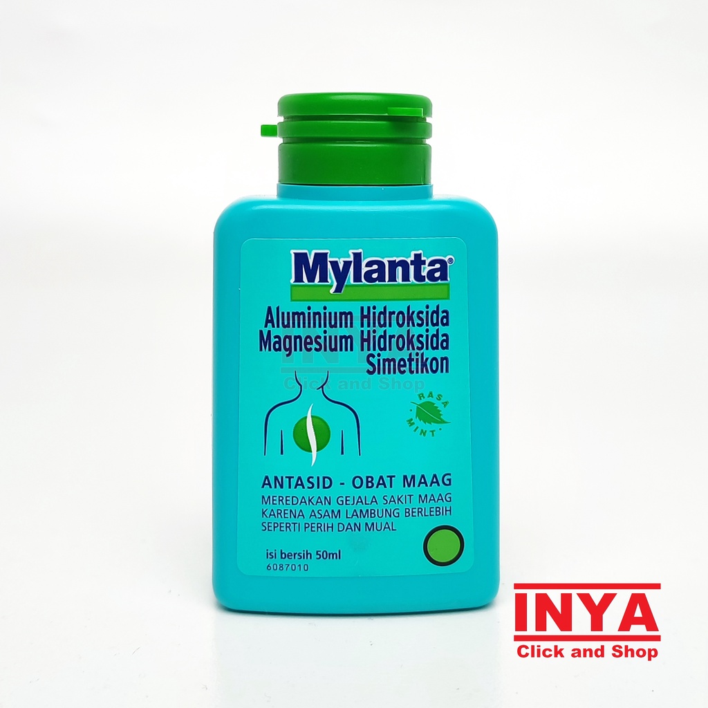 MYLANTA CAIR RASA MINT 50ml ANTASID - Obat Maag