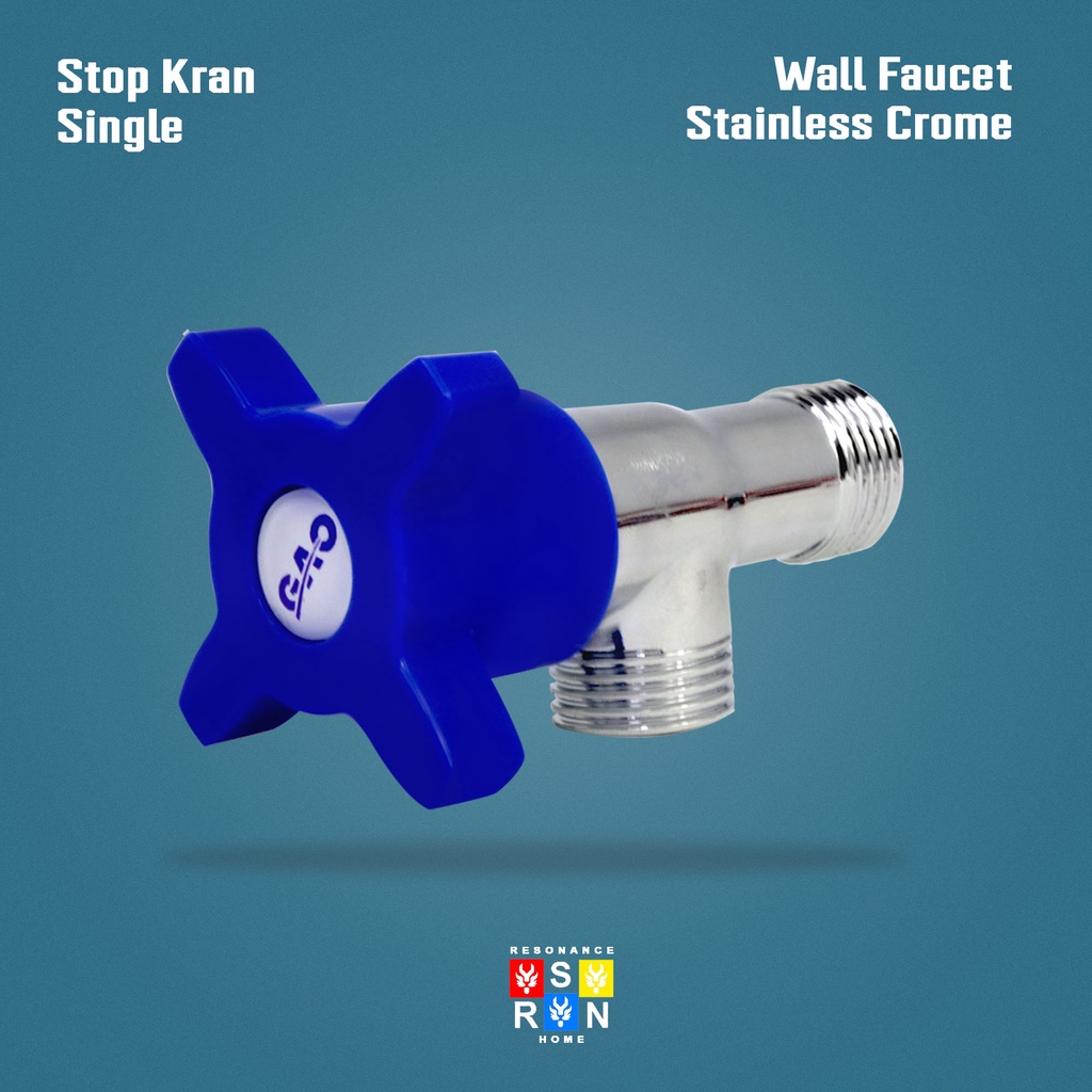 Stop Kran Shower Single Kloset Warna 1/2 Inch Resonance Home