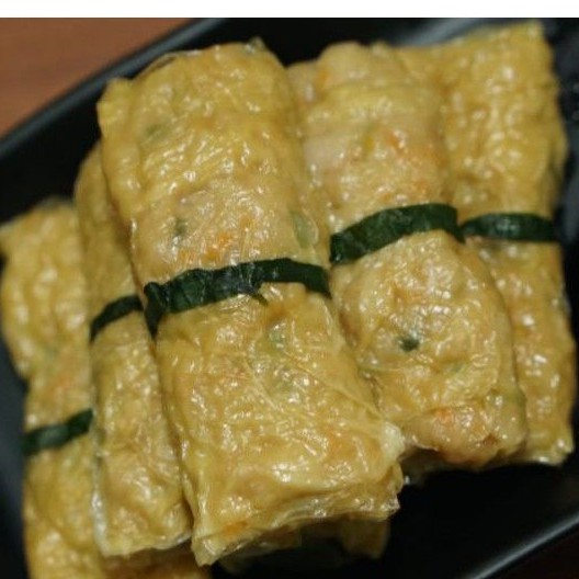 Dimsum Lumpia Kulit Tahu Ayam Udang (isi 5 pcs) | Shopee ...