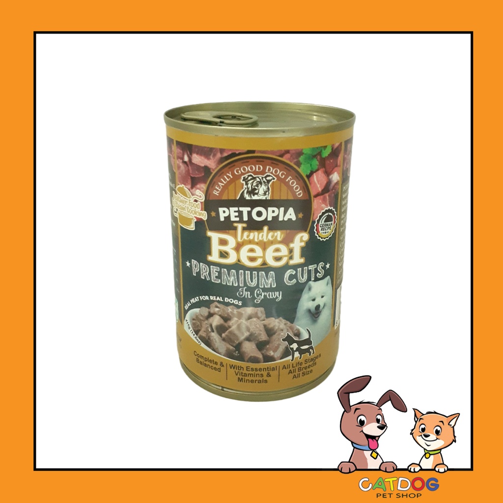 Can Petopia Premium Cuts Beef 380gr