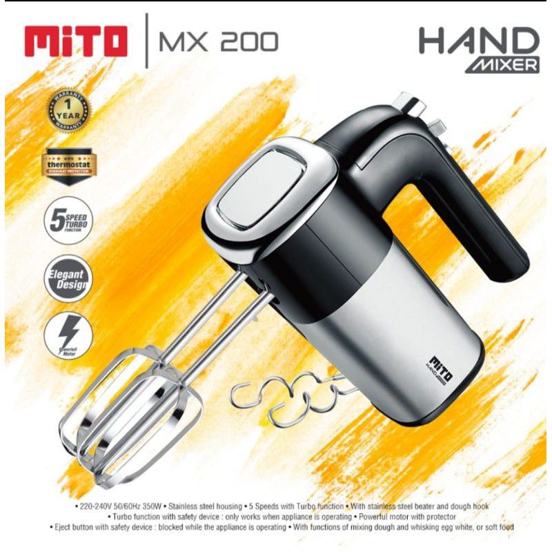 HAND MIXER MITO MX-200 MIXER TANGAN