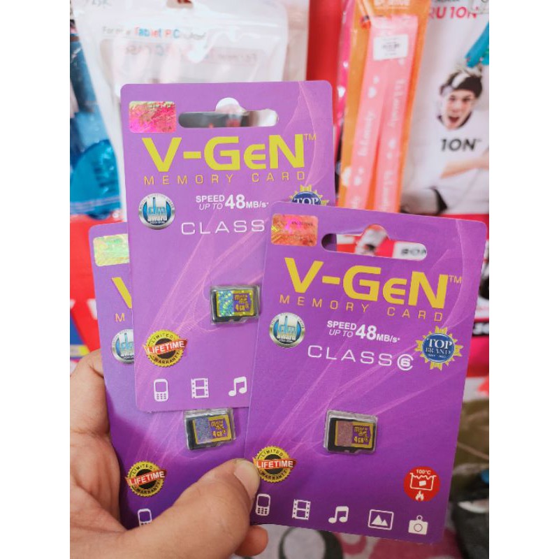 Memory Card V-GeN 4 gb ORI Class 6 / Memori HP V-GeN 4gb ORI Class 6