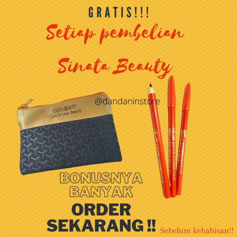 skincare sinata beauty cream krim flek hitam membandel paket pemutih perawatan wajah glowing ampuh