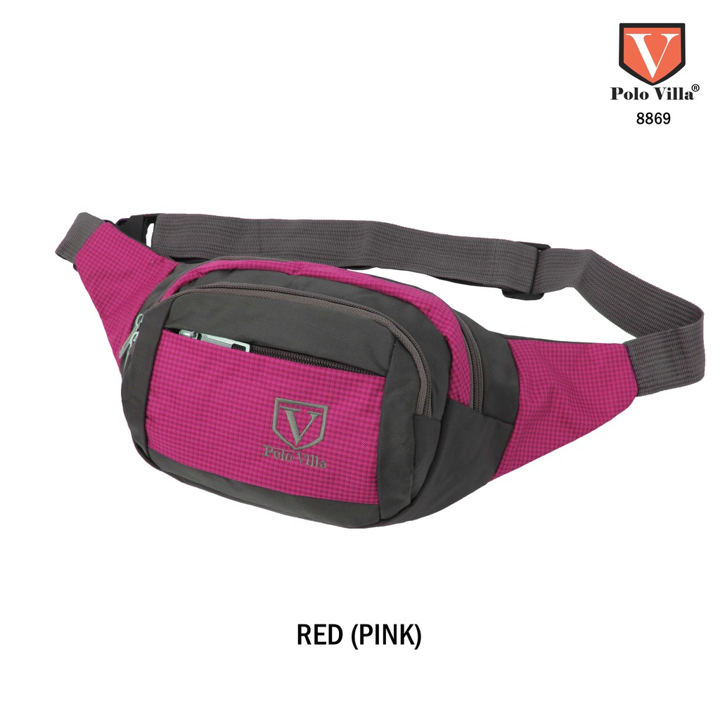 (TSI) Tas Pinggang Waist Bag Polo Villa 8869 - 7 Warna Tas Sekolah