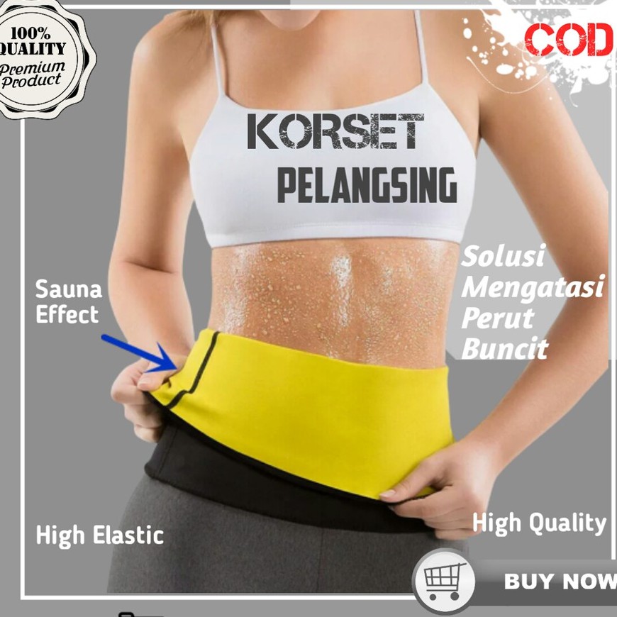 PENGECIL PERUT BUNCIT WANITA KORSET ORIGINAL PELANGSING HOTSHAPER KWALITAS PREMIU