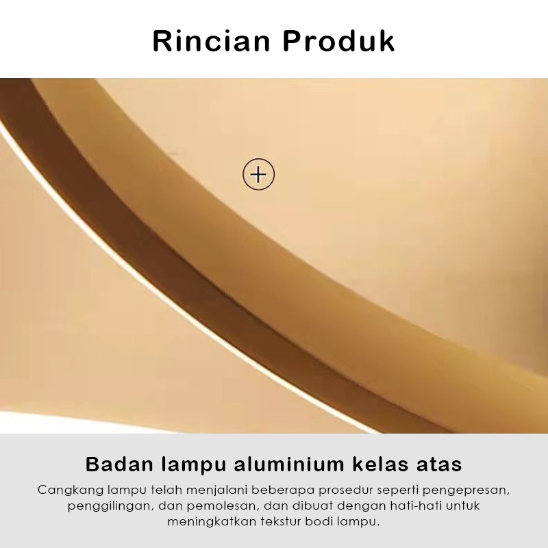 ⭐3 Warna LED &amp; Garansi⭐Lampu Gantung Minimalis Ruang Tamu 3 Warna LED Lampu Hias Plafon Koridor Rumah Koridor Kamar Tidur Ruang Makan Ruang Tamu