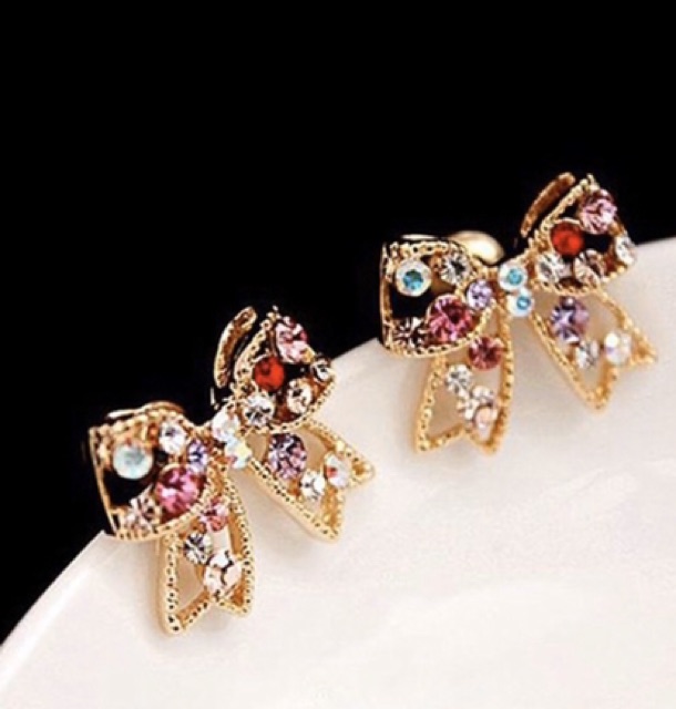 Anting stud Wanita Bowknot