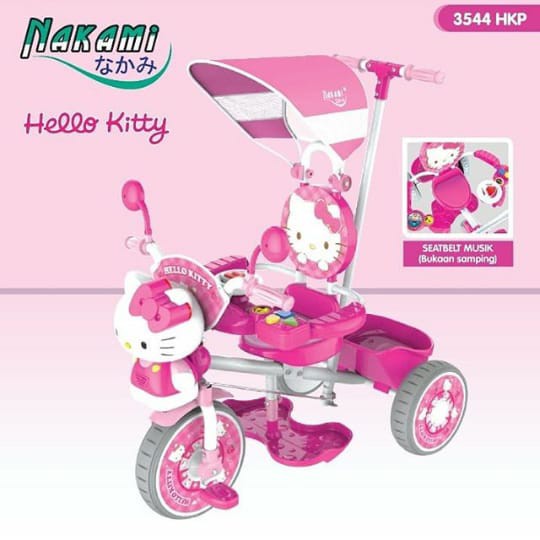  Sepeda  Roda  3  Anak Hello  Kitty  Doraemon Nakami BONEKA 