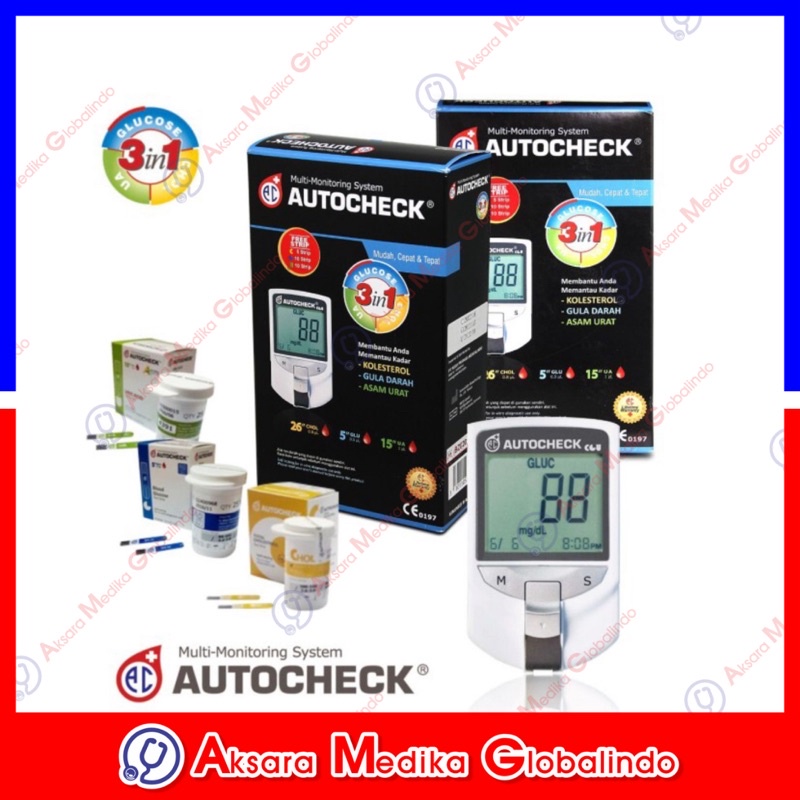 Autocheck GCU 3in1 Alat Cek Darah Autocek #AMG