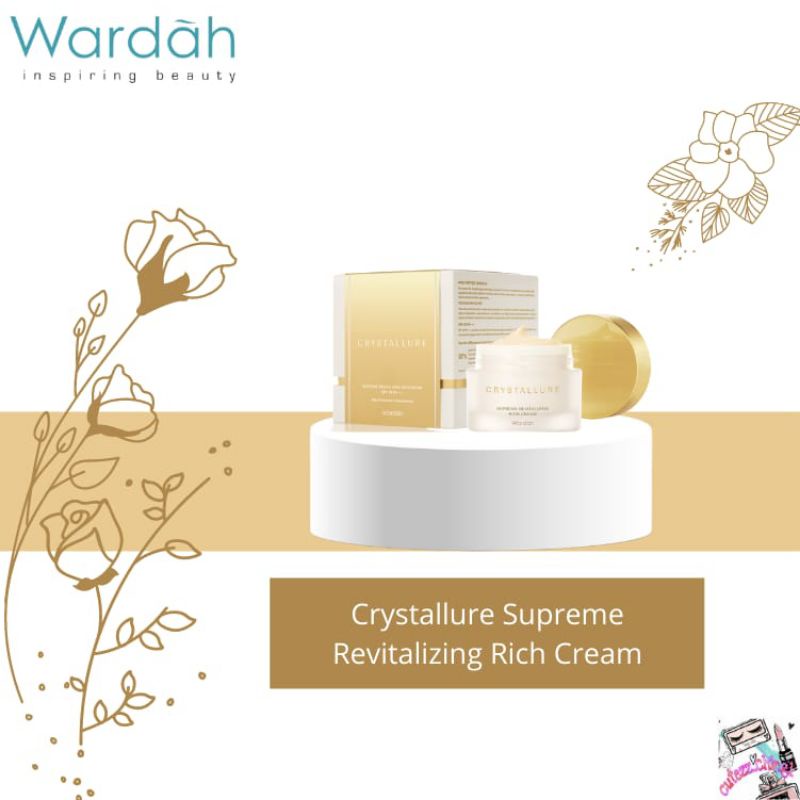 ☃Cutezz_Ching1☃Wardah Crystallure Supreme Revitalizing Rich Cream