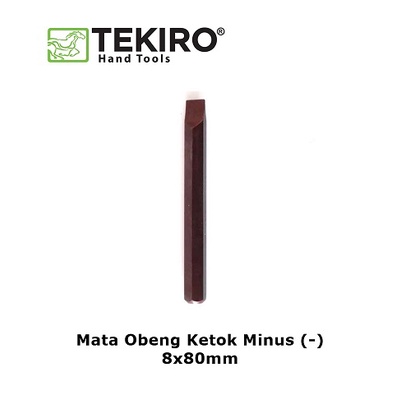 PROMO MURAH !!! Tekiro Mata Obeng Ketok 8x80MM (-)  (Per Batang)