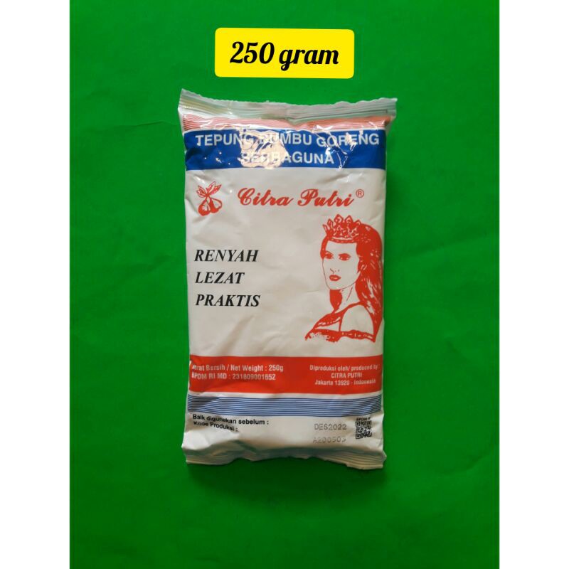 

Tepung Putri /Tepung Bumbu Goreng Serba Guna CITRA PUTRI 250 gram