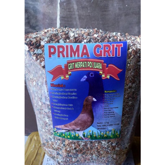 Grit asinan burung merpati