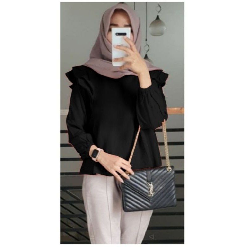 BAJU BLOUSE WANITA FASHION / BAJU BLOUSE WANITA / BAJU ATASAN / BLOUSE WANITA TRENDY / KEMEJA BLOUSE