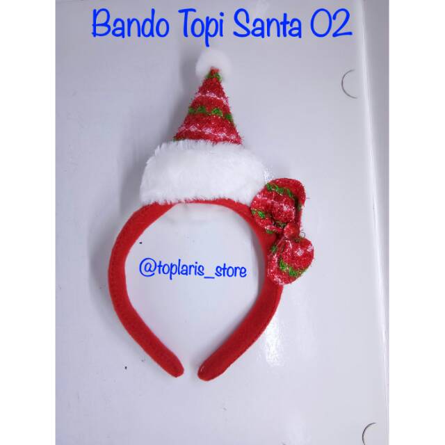 Bando Topi Santa Clause Natal Rusa Accessoris 01