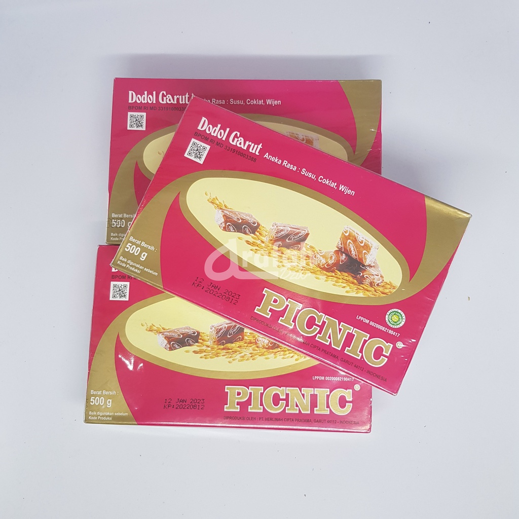 

Dodol Garut Picnic Classic Original 500gr Oleh-oleh khas Garut