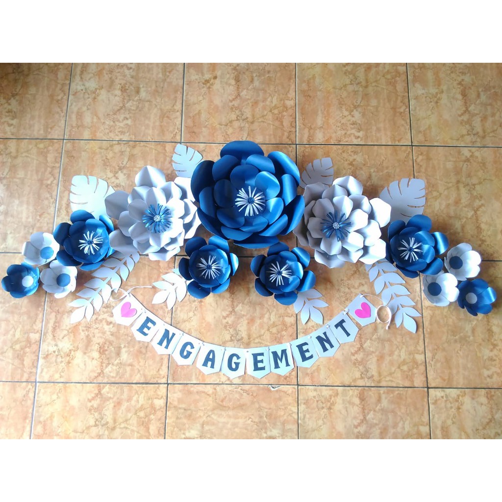 25+ Inspirasi Keren Paper Flower Dekor Lamaran Sederhana ...
