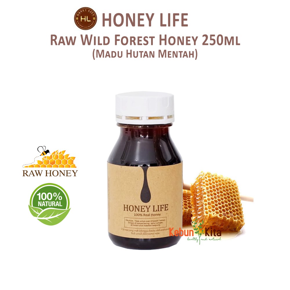 

Honey Life Raw Wild Forest Honey 250ml (Madu Hutan Mentah)