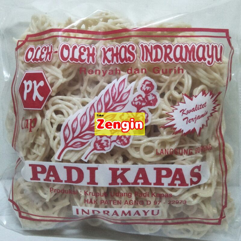 

Kerupuk Mie Putih cap Padi Kapas 250gr