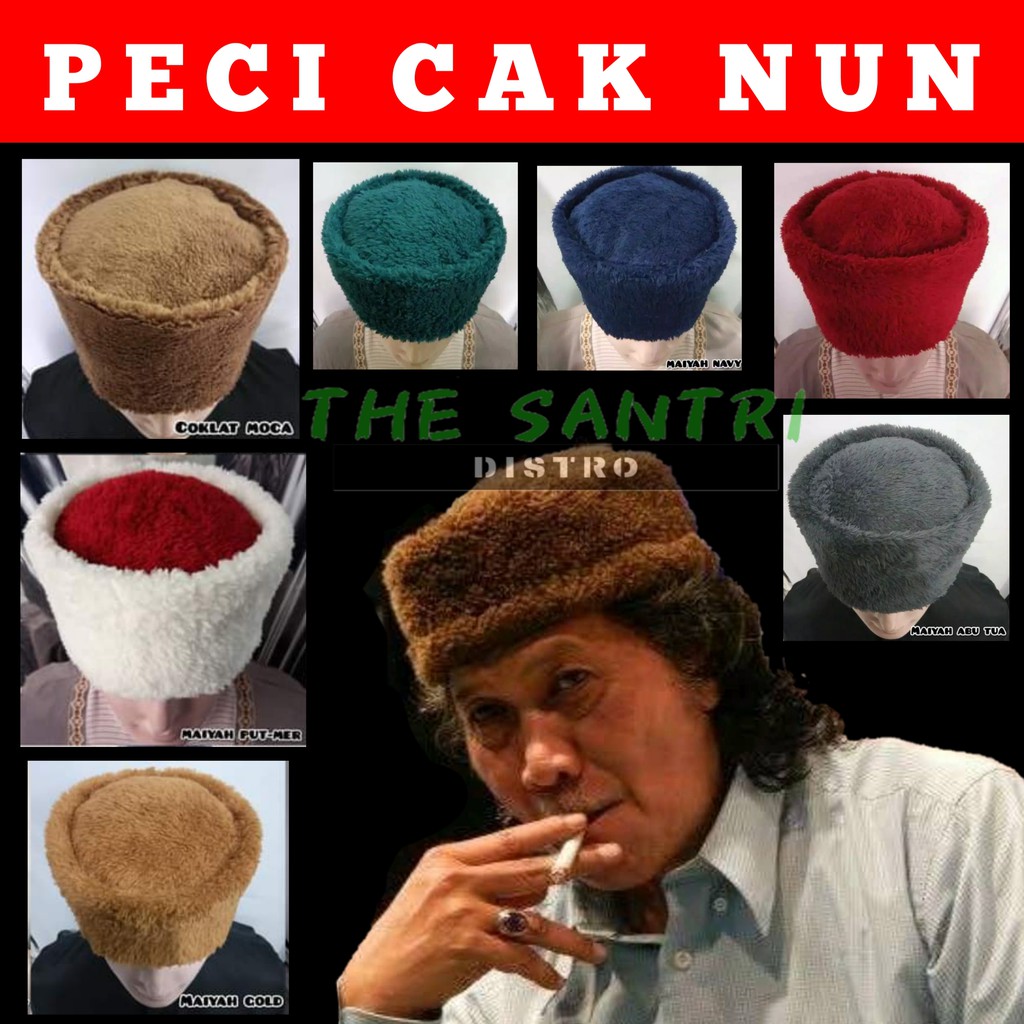 Peci Maiyah Bulu/Peci Cak Nun/Peci Maiyah Cak Nun/Peci Maiyah Murah/Kopyah Maiyah Cak Nun
