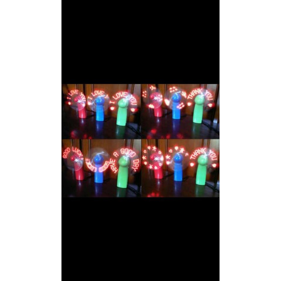 KIPAS ANGIN MINI LED / KIPAS ANGIN I LOVE YOU