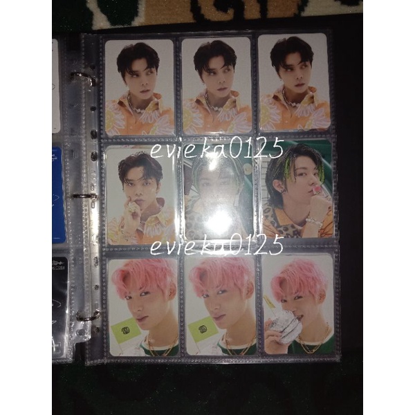 [ PHOTOCARD DIY ] PC My Artist Card Deco Photopack Johnny Yuta Jaehyun Xiaojun Mark Harchan Hendery 
