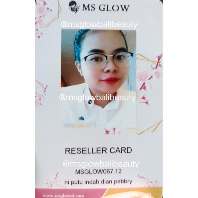 Ms Glow ID Card (Tidak dijual)