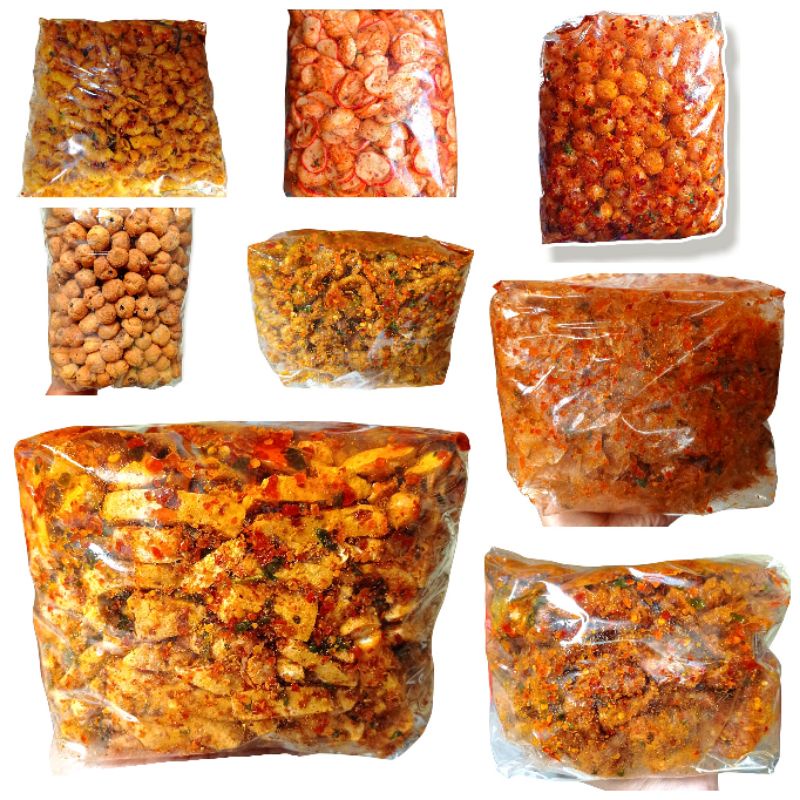 

CEMILAN PEDAS 1KG BASRENG PEDAS JERUK MAKARONI CIMOL KERING