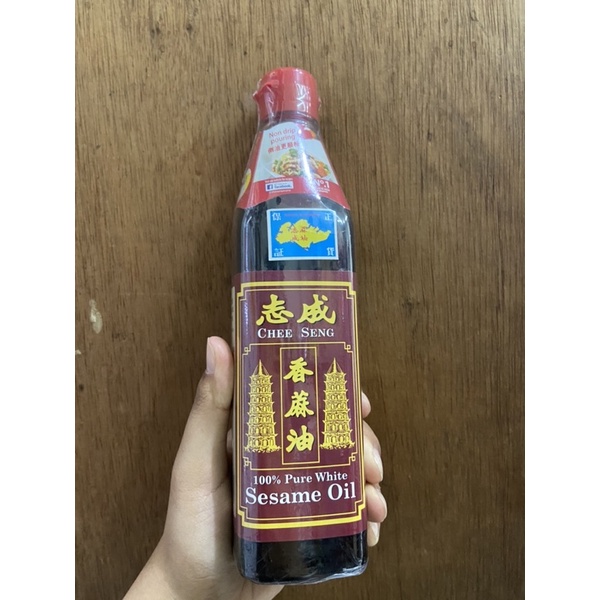 

Pure white sesame oil xiang ma you 香麻油 375ml
