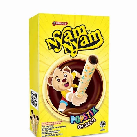 Nyam Nyam Pop Stix Chocolate