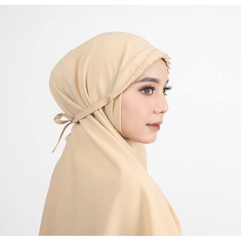 Bergo Lipit KCB Tali Diamond non pet Hijab Jilbab instant maryam