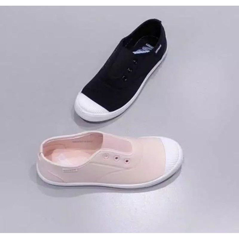 Bata North Star Sneaker Wanita Genial warna hitam dan pink