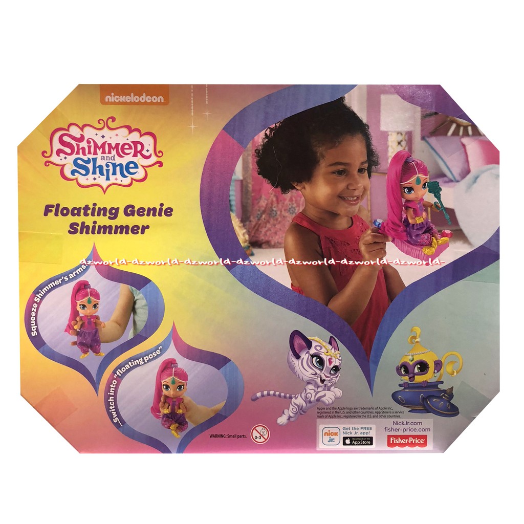 Shimmer Shine Floating Genie Shimmer Boneka Aladin Mainan Anak