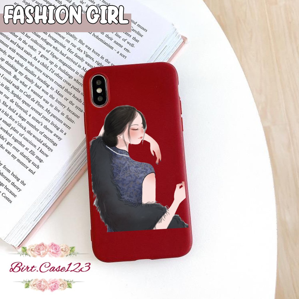 Softcase FASHION GIRL Oppo A3s A1k A5 A9 2020 A7 F9 A5s A31 A52 A92 A37 A53 A83 F1s F11 Pro BC3289