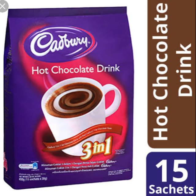 

Cadbury Hot Chocolate Drink 15sachets