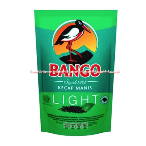 Bango Kecap Manis Light 550ml Pemanis Alami Stevia Refill Banggo Kethcup Untuk Diabetes Rendah Gula